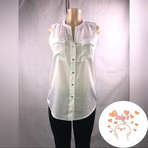 White Premise Studio Shirt Size S